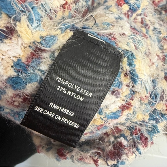 Torrid 5X Drop Shoulder Sweater Multicolor Stripe Popcorn Knit Long Sleeve - Picture 7 of 9